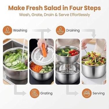 Чаша для шинкування з нержавіючої сталі Generisch