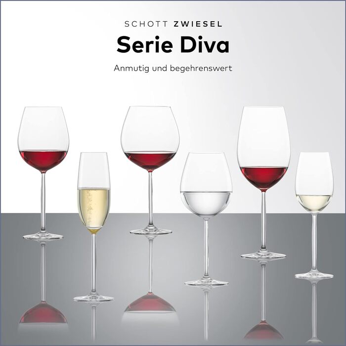 Бокал для красного вина 0,84 л, набор 6 предметов, Diva Schott Zwiesel