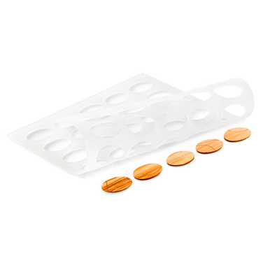 CHABLON OVAL Силіконовий килимок-трафарет овальний 297X210 - 24X34 mm (2 шт)