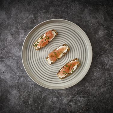 Тарелка с бортиком, 20.5*2,9 см, презентационная, Terra Stoneware Antigo Cinza, GenWare