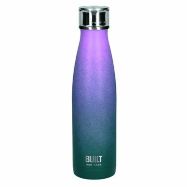 Бутылка металлическая Built, с двойными стенками, сине-розовая, 500 мл