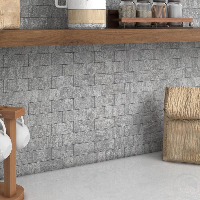 Самоклеящаяся настенная плитка для кухни водонепроницаемая 29,8 х 25,6 см 10 шт BeNice