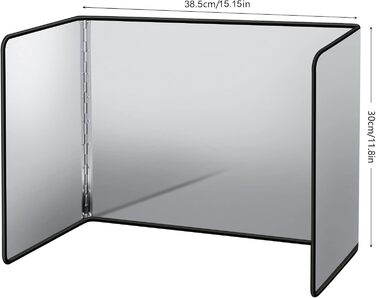 Портативний захист від бризок для приготування їжі, антипригарний, захист від бризок олії, захист від бризок для смаження, плита, захист від бризок, кухня, (Срібний, S)