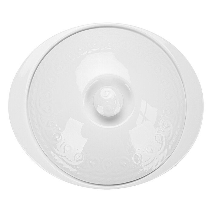 Форма для запікання Fissman кругла з кришкою PARMIGIANO 292х25х72 см / 17 л порцеляна (13708)