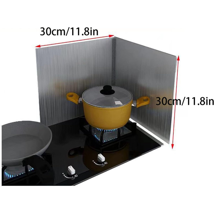 Кухонний фартух від бризок 30 х 30 см Generic