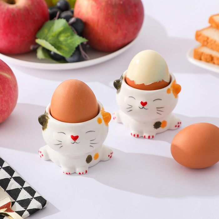 Набір підставок для яєць у вигляді милих котиків 2 шт WW STYLE