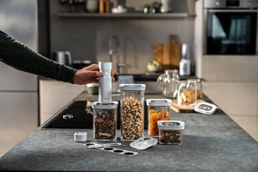 Набір вакуумних контейнерів, 6 предметів, прозорий білий Fresh & Save Zwilling