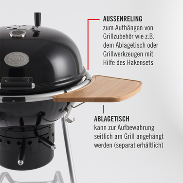 Holzkohle-Kugelgrill RÖSLE No.1 F50