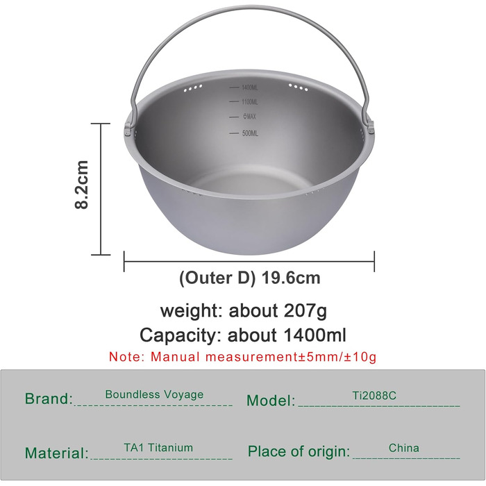 Кемпінговий набір посуду Boundless Voyage