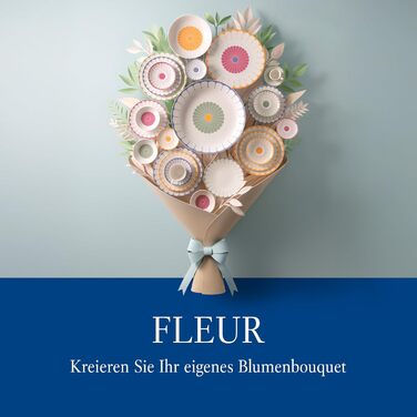 Миска для пасти 620 мл синій Fleur Villeroy & Boch