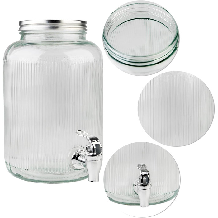 Диспенсер для напитков с краном 4 л SUPERBUTELKI.PL