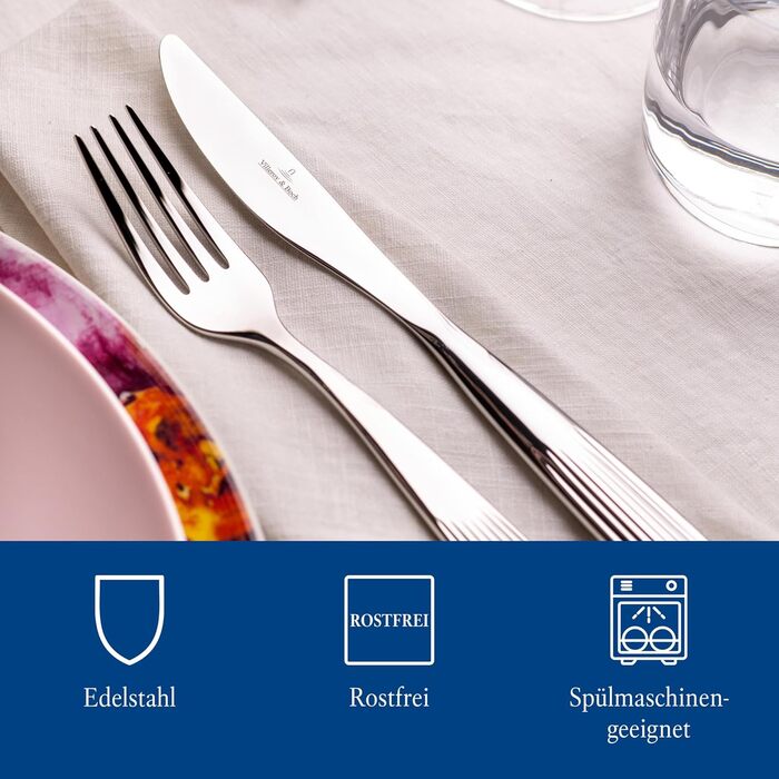 Набор столовых приборов на 6 персон, 30 предметов Rose Garden Villeroy & Boch