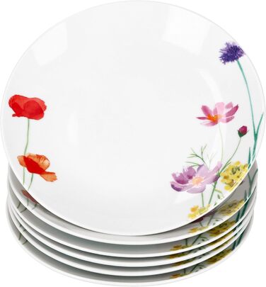 Набір із 6 тарілок у формі квітки MamboCat