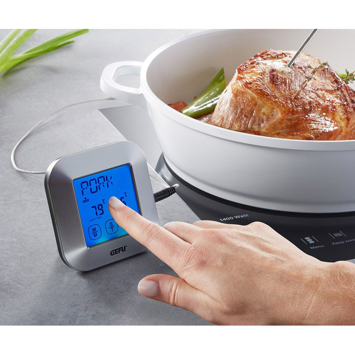 Термометр для м'яса, цифровий з таймером Punto Gefu