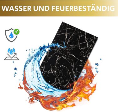 Стінові панелі AS Country Stone під мармур 60x120 см ПВХ-облицювання стіни з пластикових панелей для кухні, ванної кімнати тощо Панель кухонного фартуха (, чорно-білий)