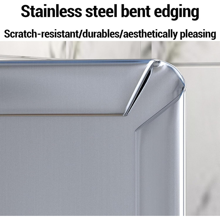 Складаний настінний кухонний бризкозахисний екран, кухонна пластина для бризок, захист від бризок з антипригарним покриттям, легко миється, для щоденного приготування їжі (чотирисекційний складний (бічне всмоктування), 90*38*70*45 см)