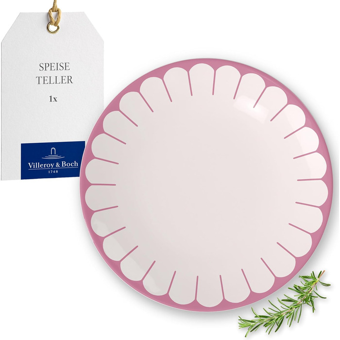Обідня тарілка 26,6 см, рожевий Fleur Villeroy & Boch