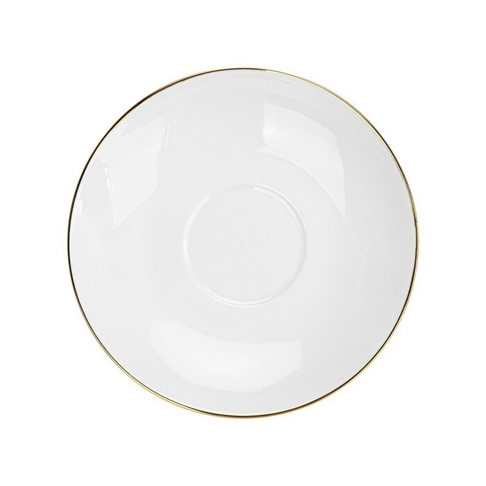 Набір Fissman з 2-х кухлів FLOREE 220 мл з блюдцем порцеляна (3666)