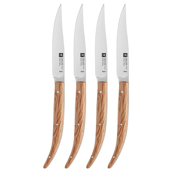 Набір ножів для стейка 4 предмета дуб Steak Knife Zwilling