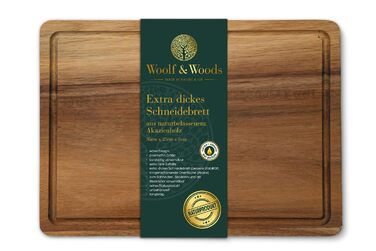 Доска для нарезки из акации 35 х 25 см Woolf & Woods