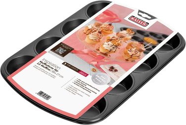 Форма для выпечки 12 маффинов 38 x 27 x 3,5 см Inspiration Kaiser