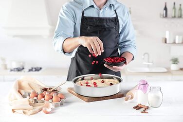 Форма для випікання кругла 20 см, набір 2 предмети, нержавіюча сталь Homikit