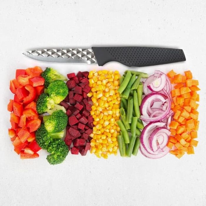 Набор кухонных ножей Harry Blackstone Airblade Messer острые и долговечные 5 ножей для любых задач, с антипригарным покрытием лезвий