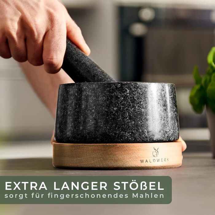 Ступка з товкачем 14 см WALDWERK