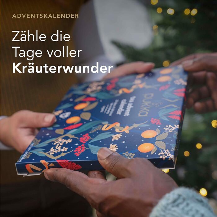 Адвент-календарь 2024, 24 чайных пакетика 12 видов чая Pukka