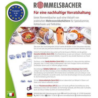 Набор вакуумных пакетов Rommelsbacher VRS 2060   20x600 см