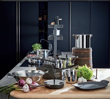 Набір посуду з антипригарним покриттям 6 предметів POTS & PANS Alessi