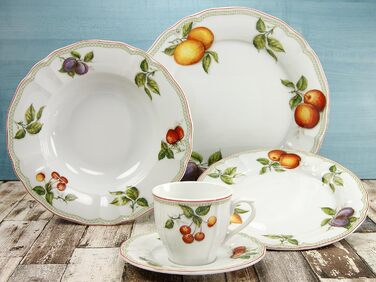 Набор посуды на 6 персон, 30 предметов, Flora Orchard Creatable