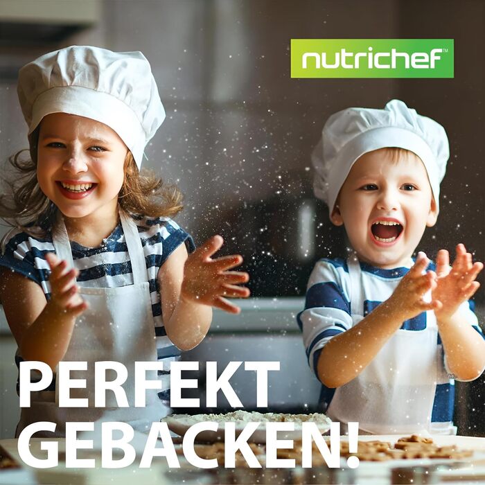Набір із 8 антипригарних форм для випікання NutriChef, придатний для миття в посудомийній машині та штабелювання, включаючи форму для мафінів, форму для піци, рознімну форму тощо, набір для випікання, придатний для використання в духовці, без PFOA, PFOS т