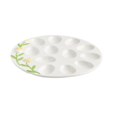 Керамічний піднос для яєць до Великодня 31 см home&you