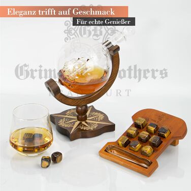Набор камней для виски 9 камней тигрового глаза Grimm & Brothers FRANKFURT