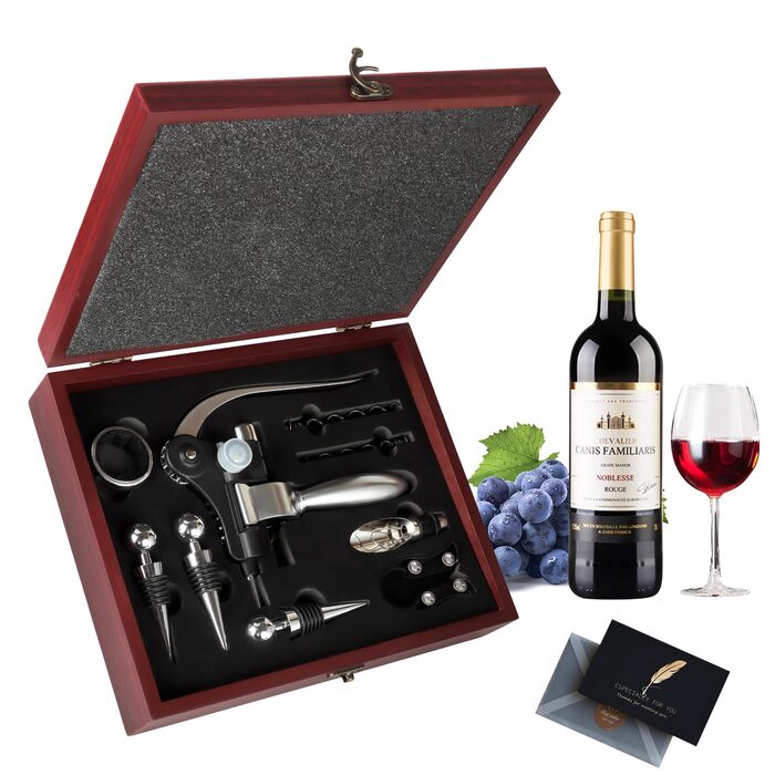 Набір сомельє преміумкласу з 11 аксесуарами для вина UCAMP