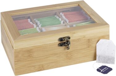 Органайзер для чайных пакетиков, 6 отделений, бамбук Wenco