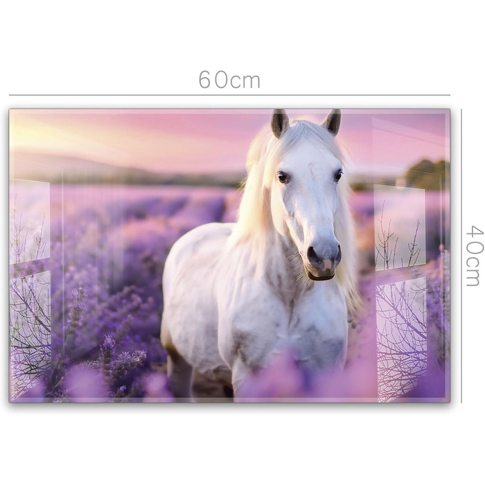 Кухонний фартух timalo зі скляним виглядом Акрилове скло 2 мм Бризкозахисна стіна для плити, скляний фартух, акрилові скляні стінові панелі, захисна панель для фартуха Бетонно-блакитно-сірий (60x40 см, 228- Білий кінь)