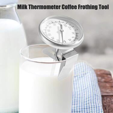 Термометр для молока с регулируемым зажимом 13 х 4,5 см Barista Coffee FTVOGUE