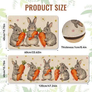 Килимок для прикраси на Великдень 2 шт Ferakum