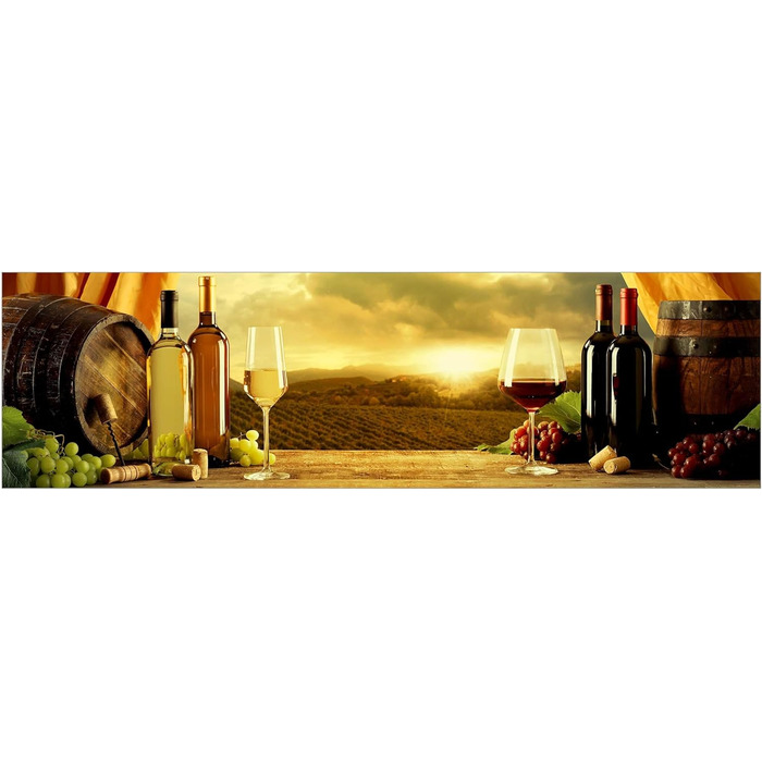 Самоклеючий бризкозахисний екран для кухонної плити 140 х 40 см micasia