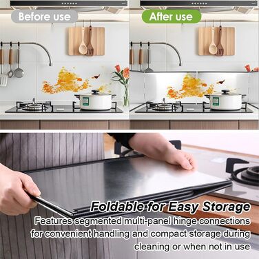 Защита от брызг для плиты 76 х 29 х 30 см BAOSROY