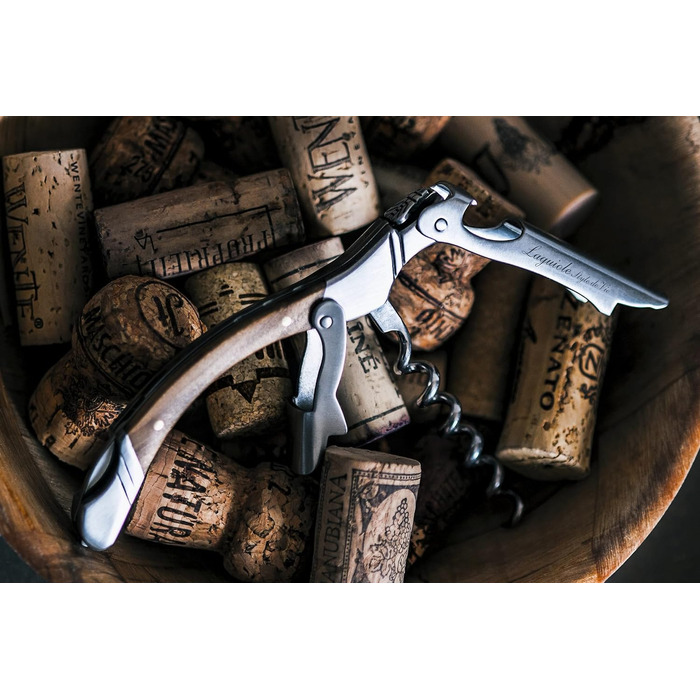 Штопор с открывалкой для бутылок и ножом для фольги Laguiole Style de Vie