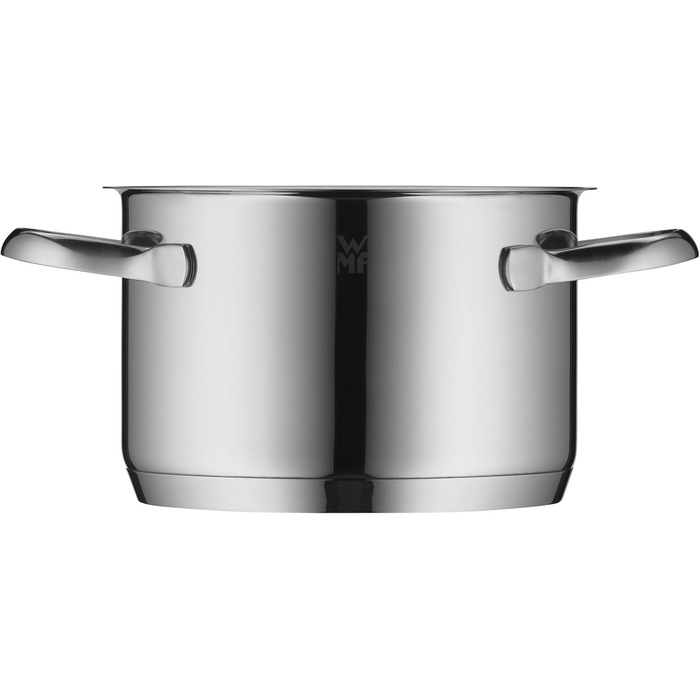 Набір індукційних каструль WMF Aparto Advantage Pot Set зі скляною кришкою, полірована нержавіюча сталь Cromargan, без покриття, можна мити в посудомийній машині (набір каструль) (16 см)