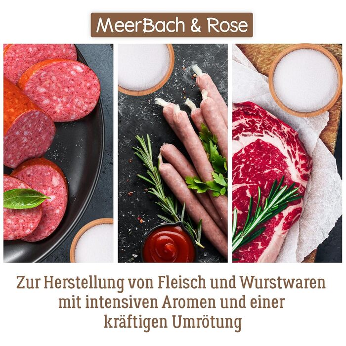 Сіль нітритної для копчення 750 г MeerBach & Rose