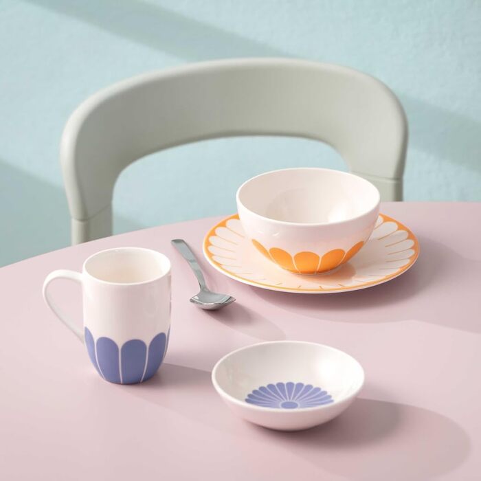 Піала для пластівців 430 мл помаранчевий Fleur Villeroy & Boch