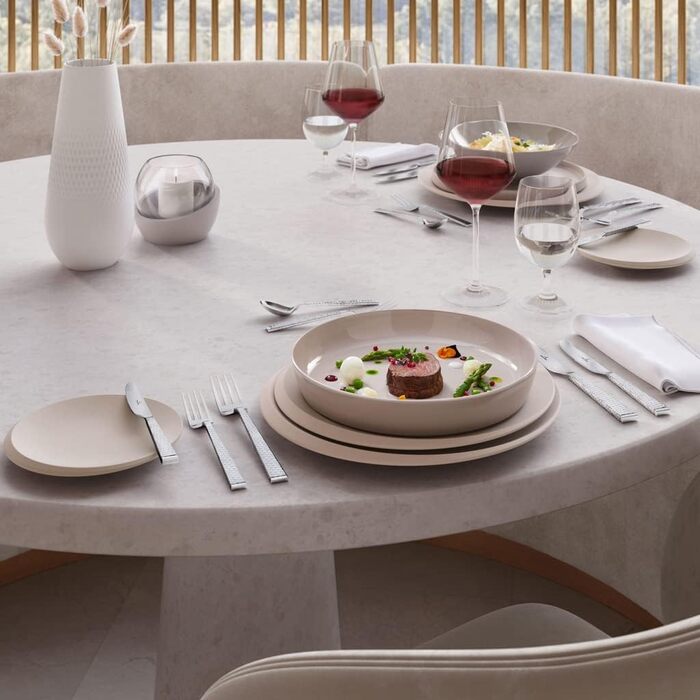 Обеденная тарелка 27 см бежевая Newmoon Beige Villeroy & Boch