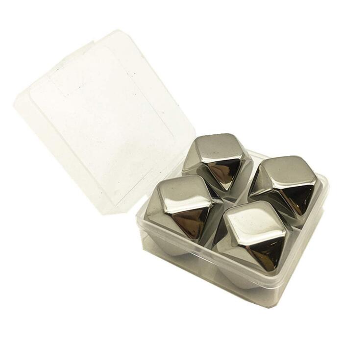 Набір охолоджувальних каменів для віскі з нержавіючої сталі у формі ромба Ulalaza