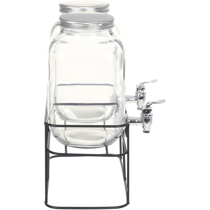 Диспенсер для напоїв зі стійкою та кранами 2 шт 4 л vidaXL