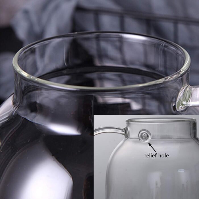 Сепаратор для відокремлення жиру 1,6 л скляний з кришкою Vialex